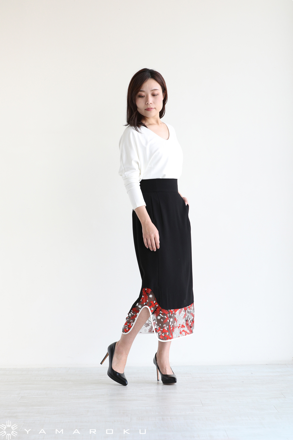 ⭐︎専用⭐︎【新品】Mame Pedicel Lace skirt Black