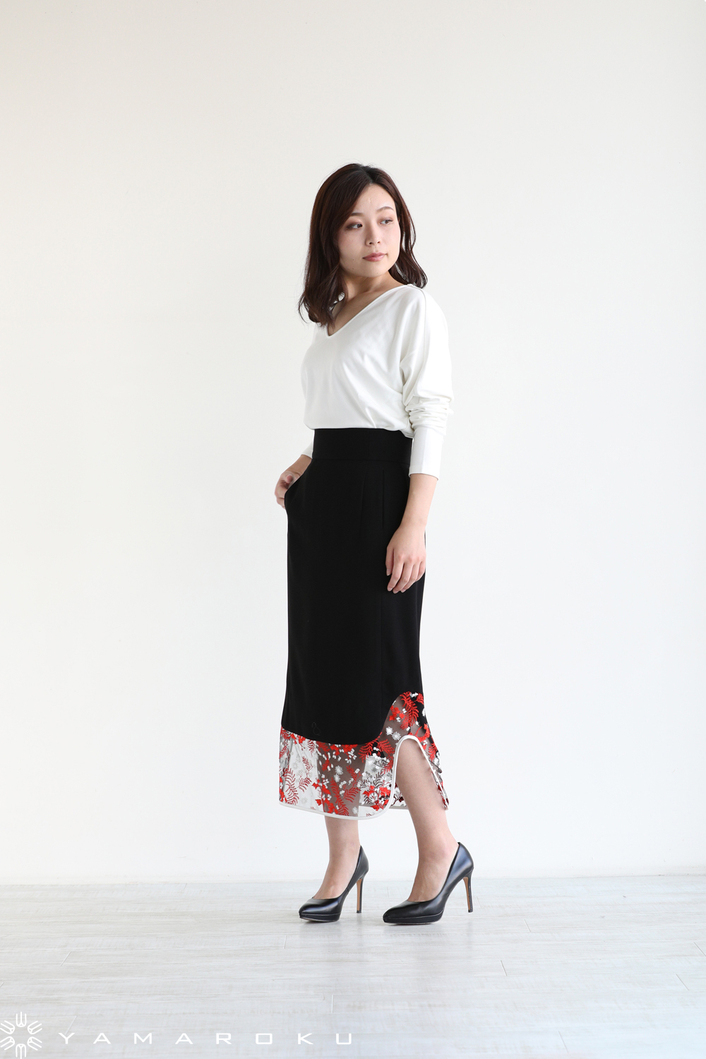 ⭐︎専用⭐︎【新品】Mame Pedicel Lace skirt Black