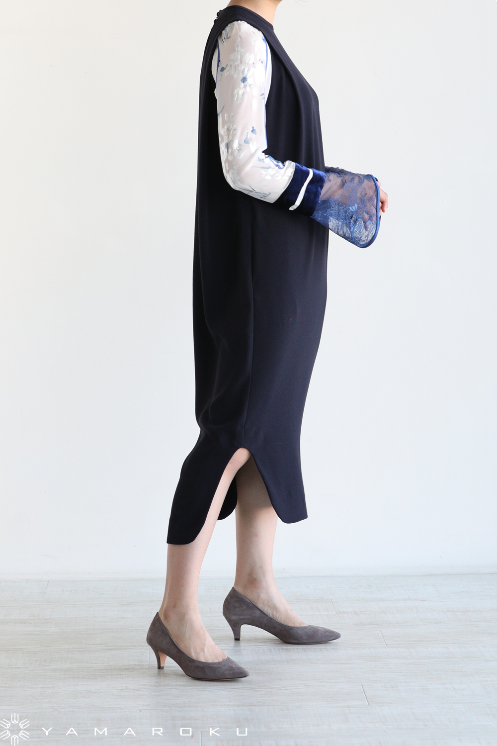 Mame Kurogouchi(マメ) Silk Lame Print Sleeves Dress！！ | YAMAROKU ...