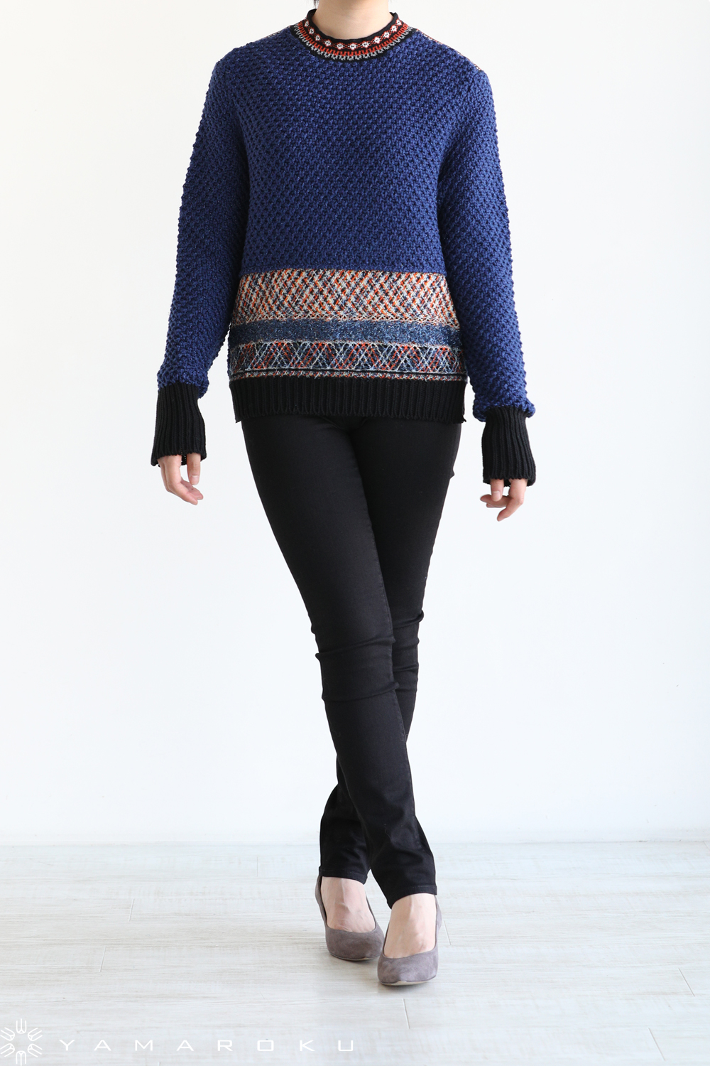 mame kurogouchi(マメクロゴウチ) ⁄ Lame Knitting Cardigan⁄1⁄ウール