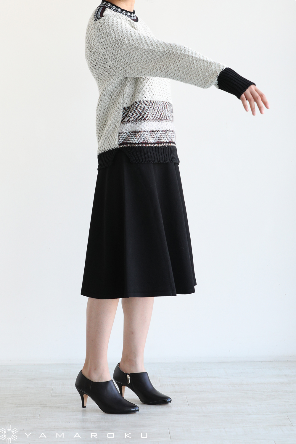 Mame Kurgouchi(マメ) Lame Tweed Knit Pullover！！ | YAMAROKU New 