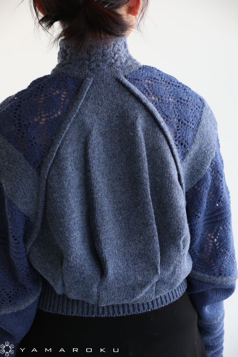 Mame Kurogouchi(マメ) Multiple Knit High-Neck Tops