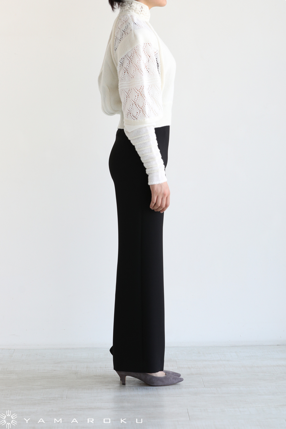 Mame Kurogouchi(マメ) Multiple Knit High-Neck Tops