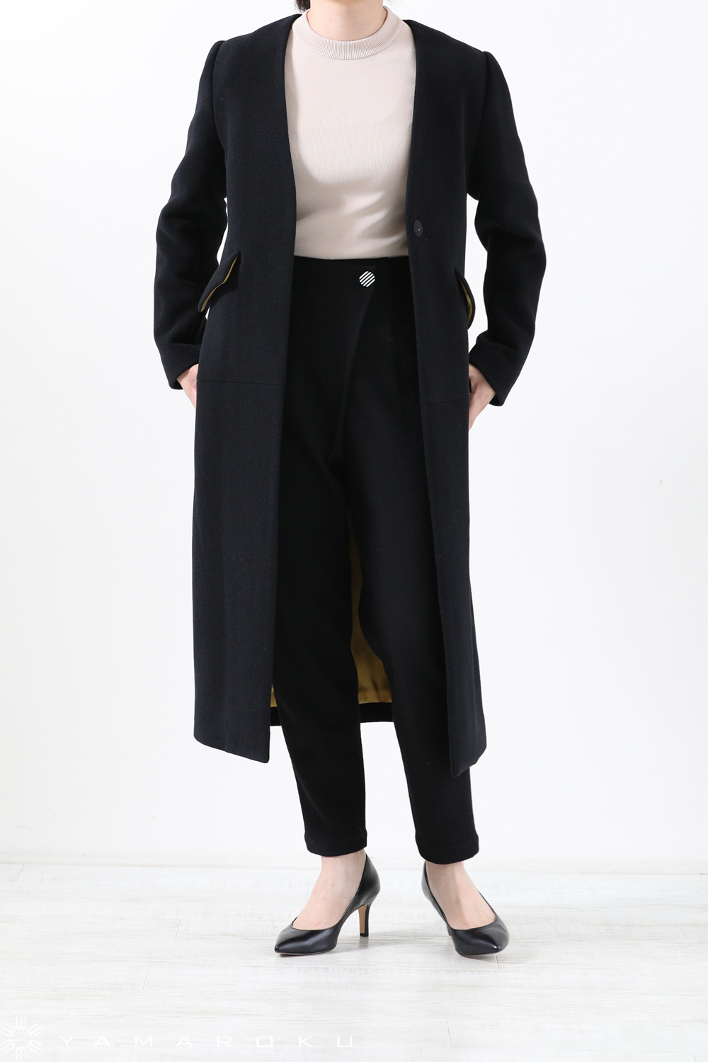 BORDERS at BALCONYボーダーズアットバルコニー WOOL CASHMERE COAT