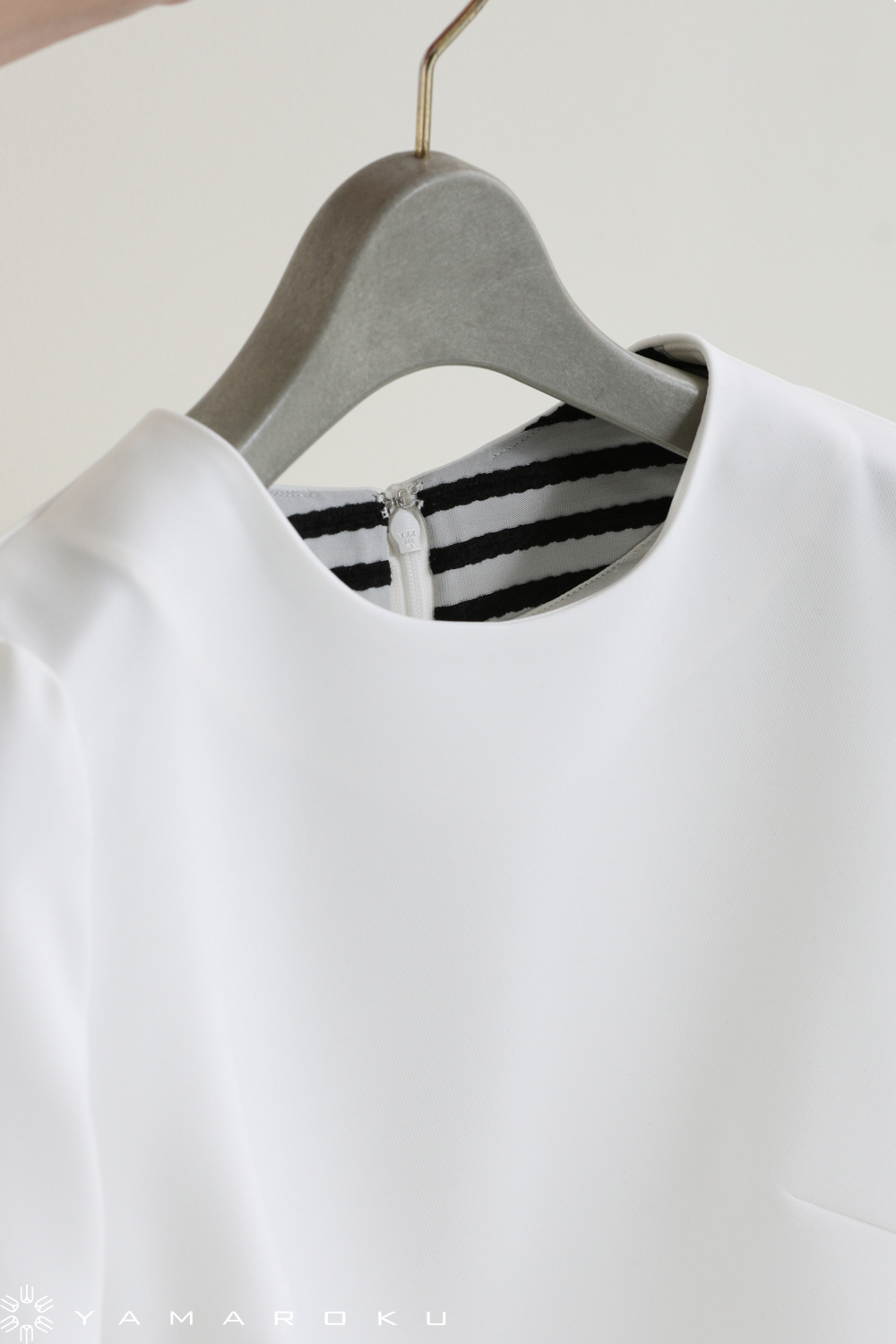 BORDERS at BALCONY  BACK RUFFLE TOP ブラウス BORDERS at BALCONY（ボーダーズアットバルコニー） ブラウス シャツ