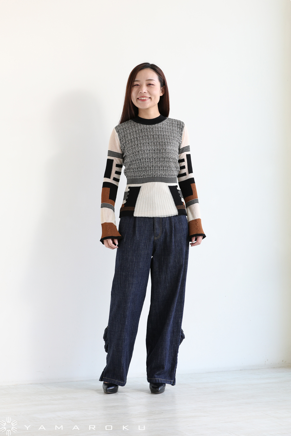 Mame Kurogouchi マメ クロゴウチ Mixed Knitted Fabric