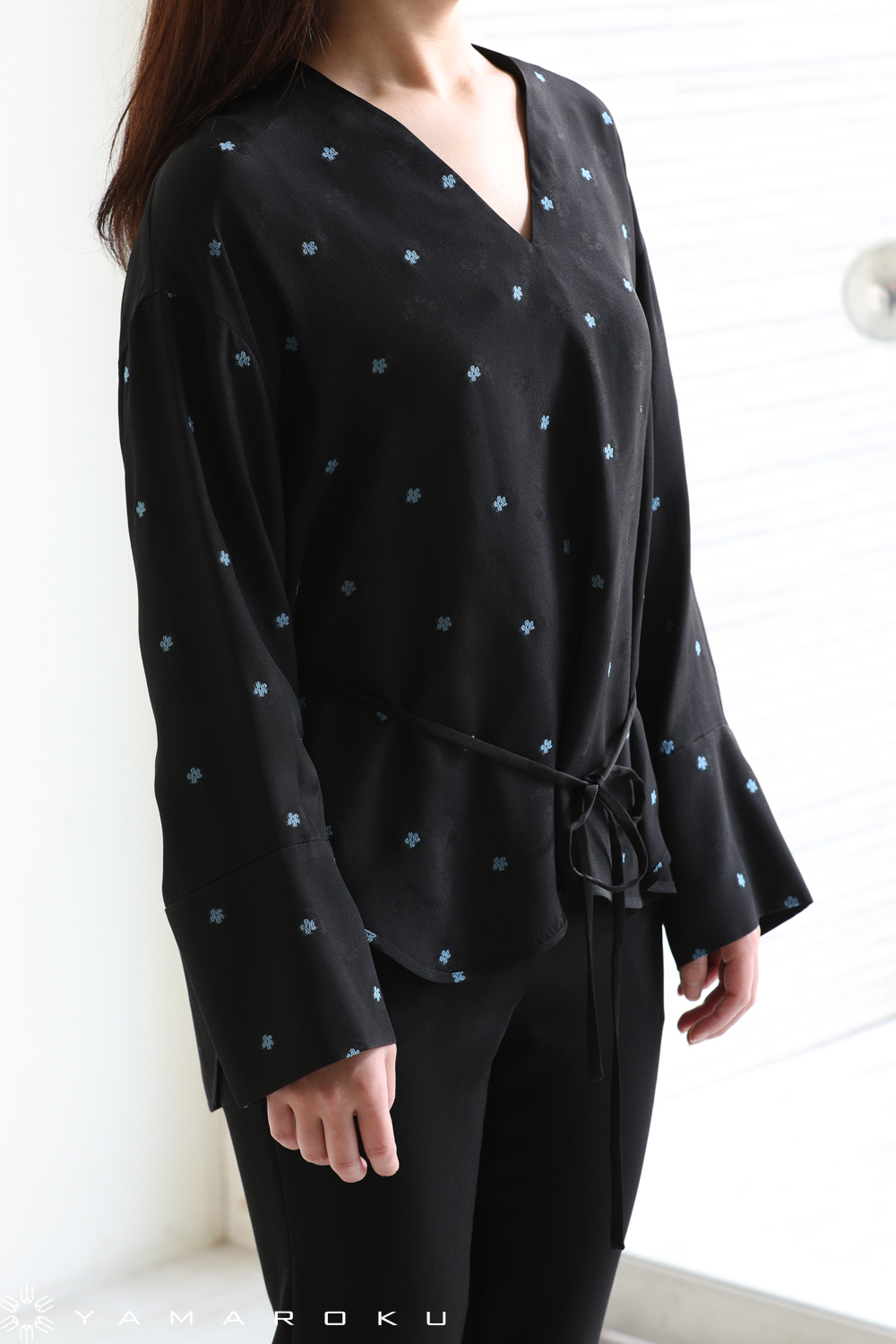 Mame Kurogouchi(マメ) Pedicel Jacquard Shirt！！ | YAMAROKU New 