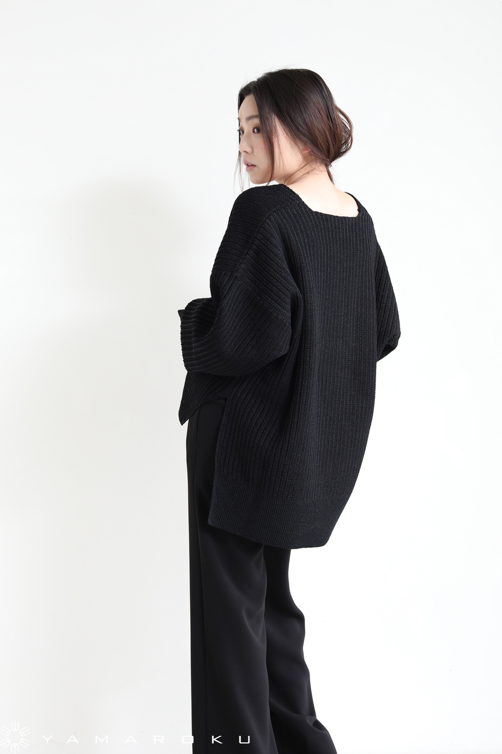 Mame Kurogouchi(マメ) Knit Stripe V-Neck Pullover！！ | YAMAROKU 