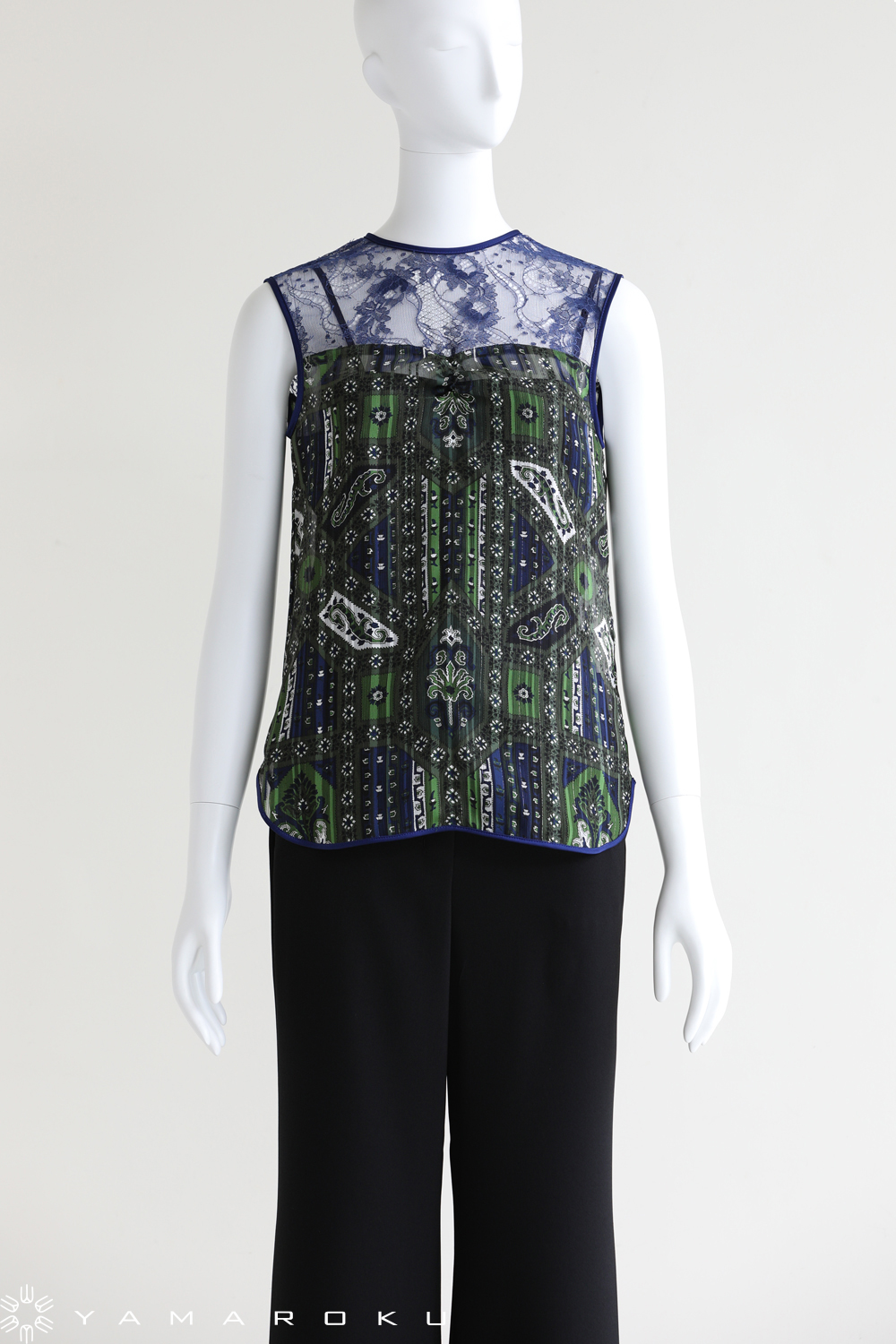 Mame Kurogouchi(マメ) Stained Glass Printed Top