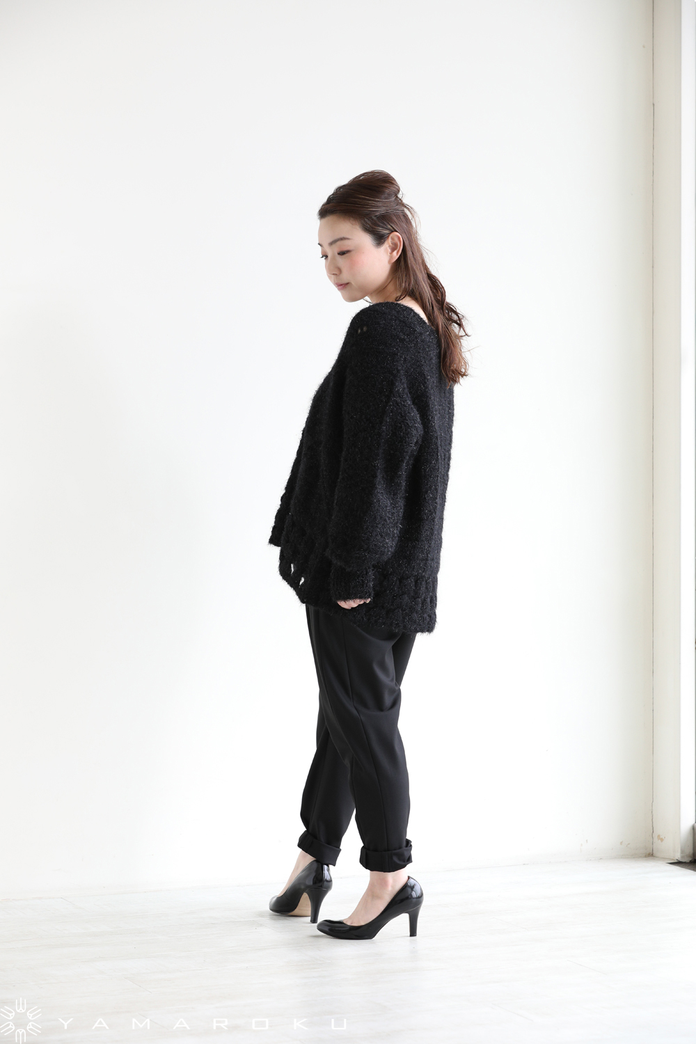 Mame Kurogouchi(マメ) Floral Mohair Knitted Pullover