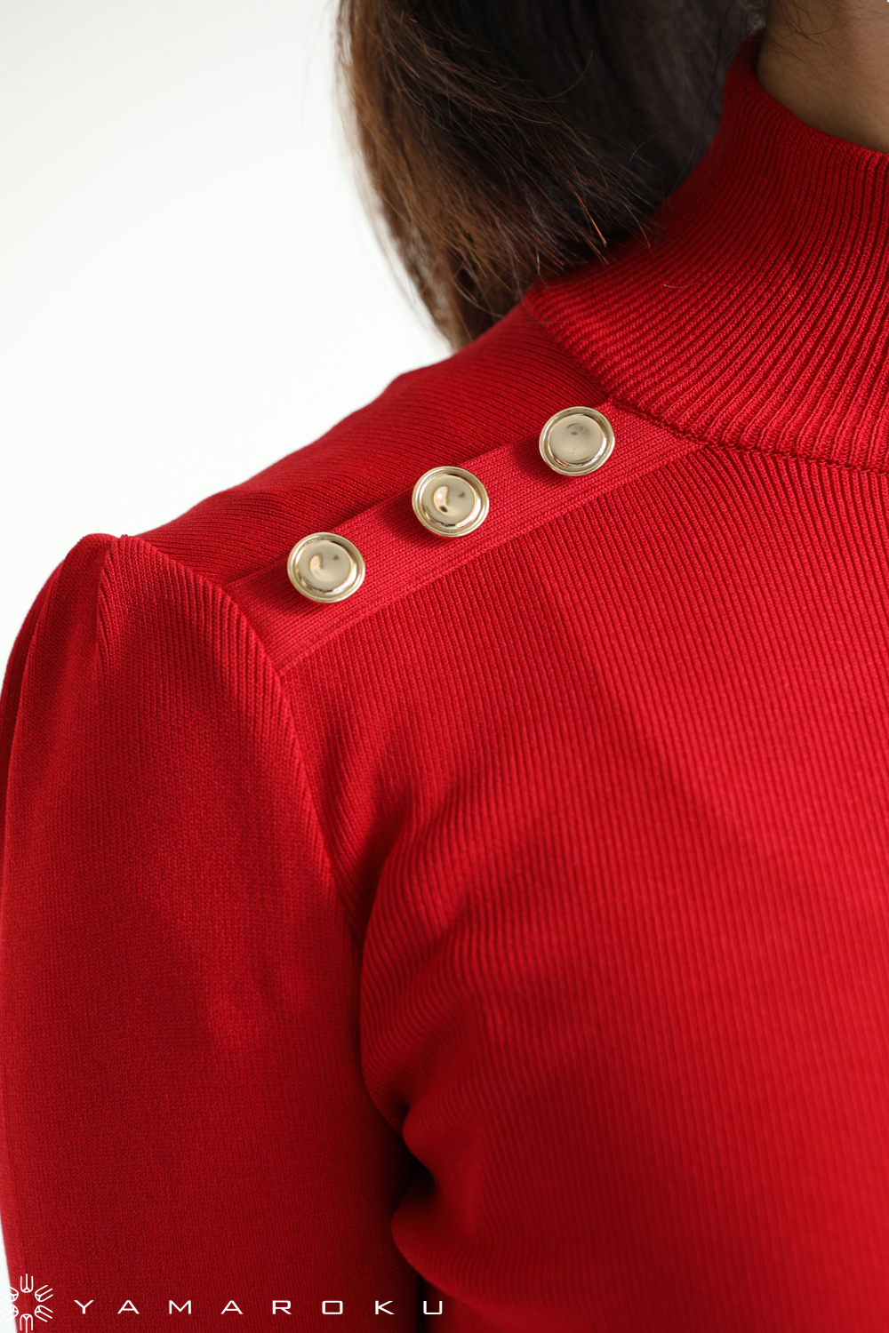 極美品 ボーダーズアットバルコニー ニット 金ボタン シミなし 極美品 ボーダーズアットバルコニー ニット 金ボタン シミなし