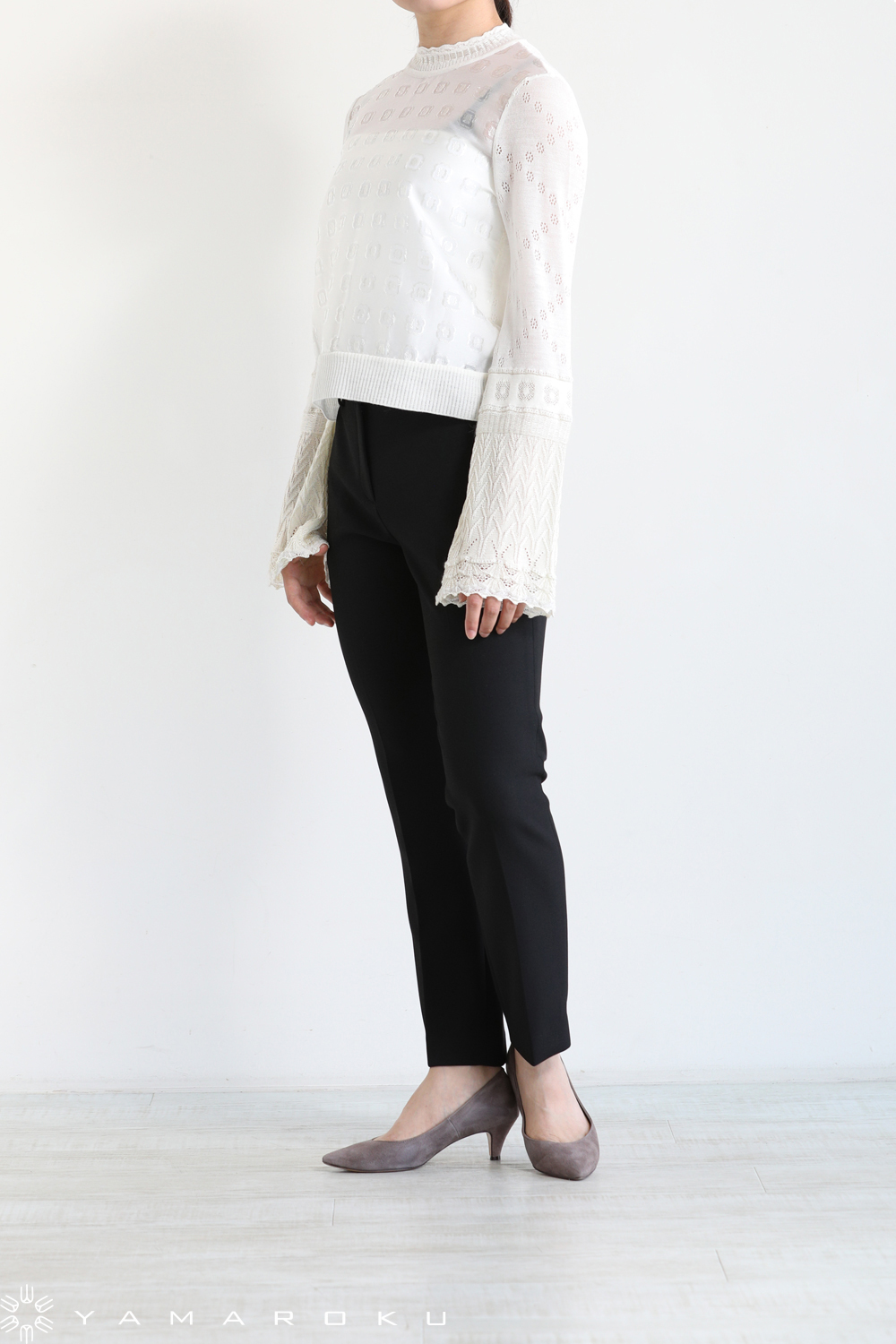 【新品タグつき】mame Froral Cut Jacquard Tops