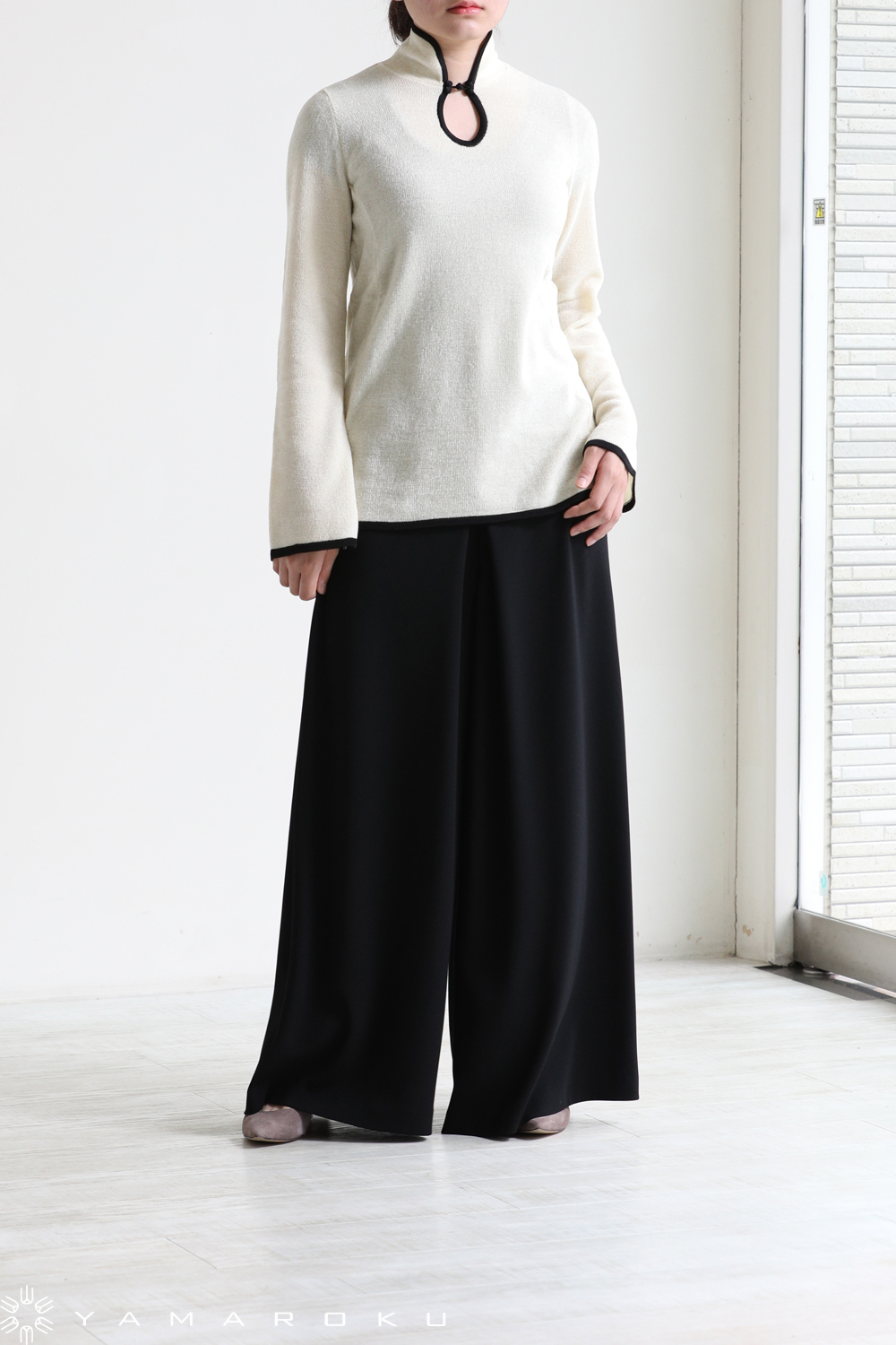 ニット/セーター Mame  Soft Touch High Neck Knitted Top Mame Kurogouchi(マメ クロゴウチ)】 Knitted High Neck Top｜PARIGOT