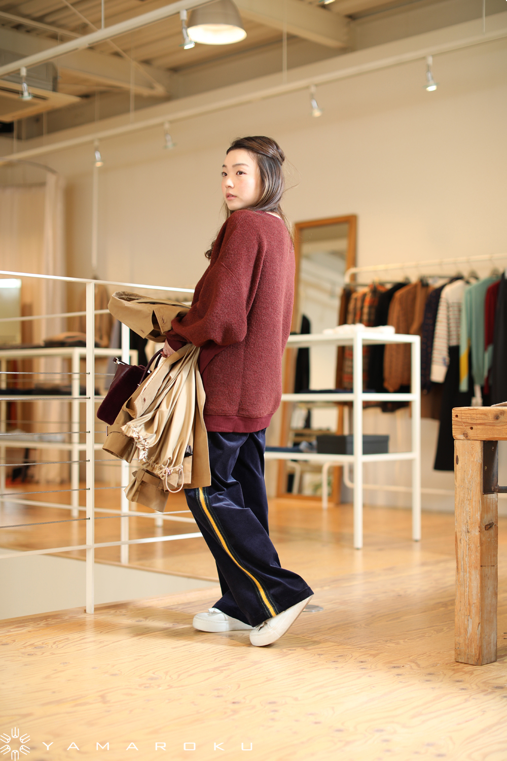 COOHEM(コーヘン) KNIT SIDELINE CORDUROY PANTS！！ | YAMAROKU