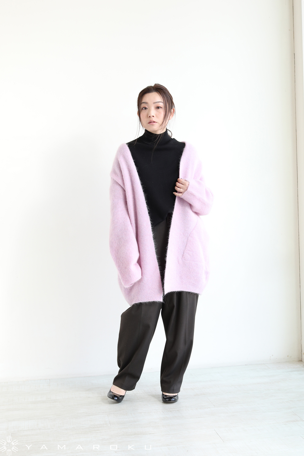unfil(アンフィル) stretch superkid mohair cardigan！！ | YAMAROKU 