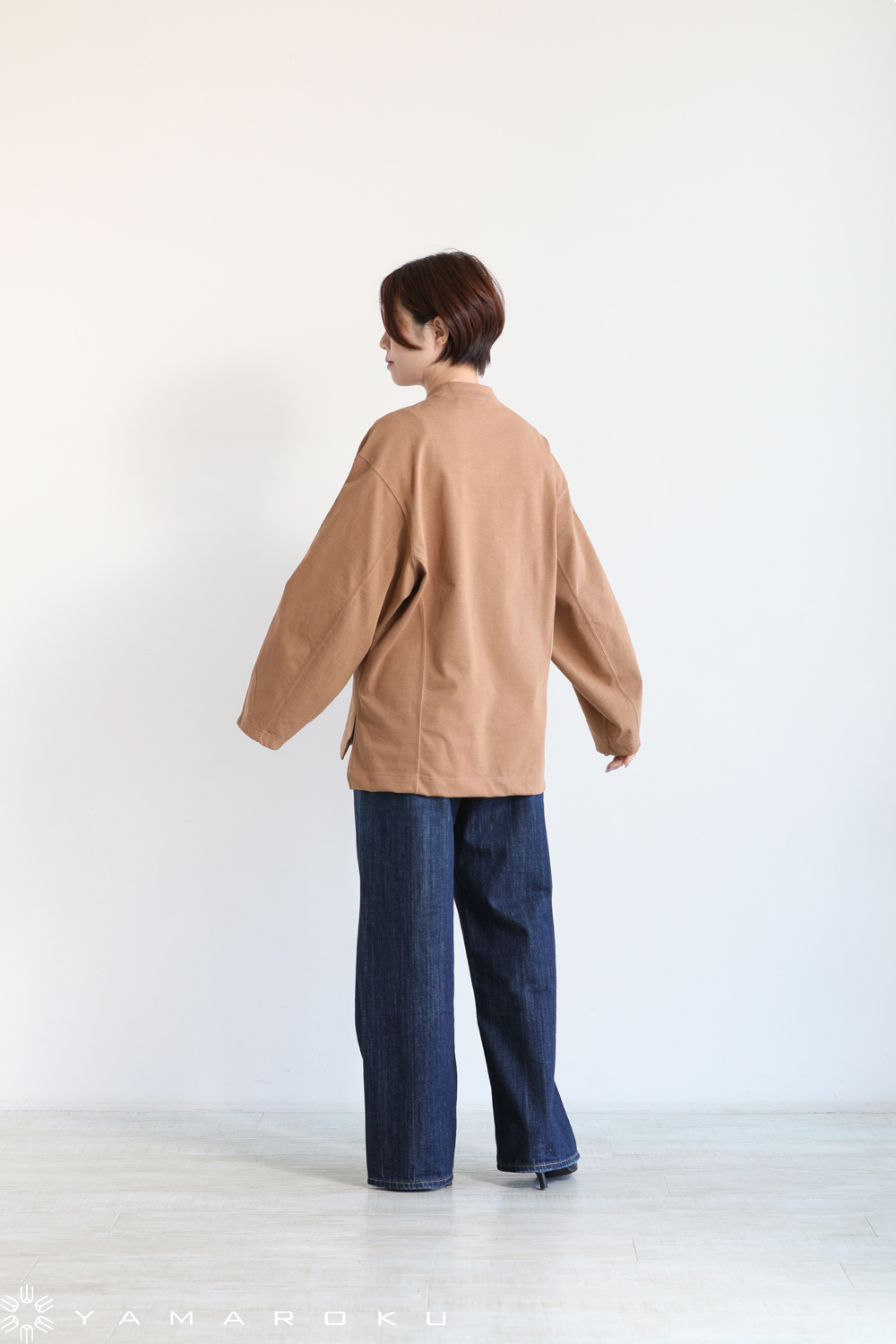 Mame Kurogouchi(マメ) Oversized Cotton Long Sleeve Top 