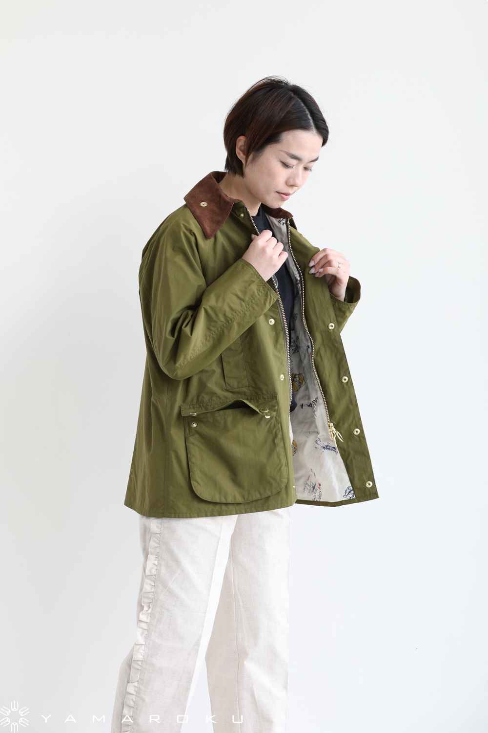 ✨希少✨美品✨Barbour × MUVEIL✨コラボジャケット✨国内正規品