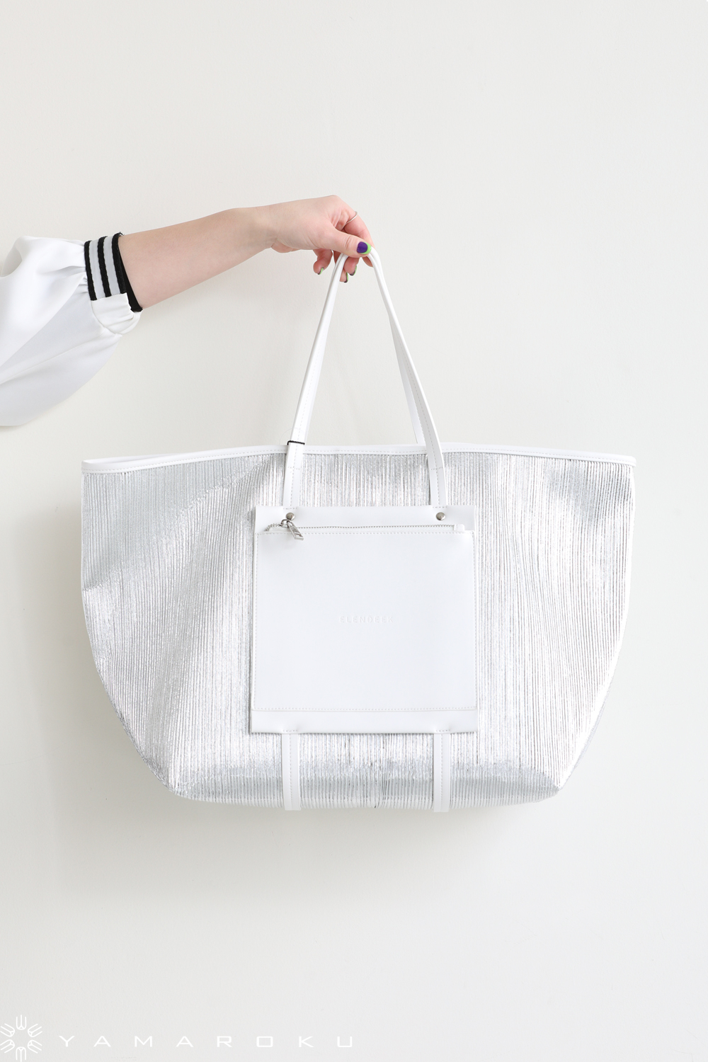 ELENDEEK(エレンディーク) ECO LEATHER MIX TOTE BAG