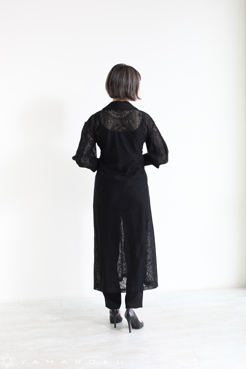 Mame Kurogouchi(マメ) Curtain Lace Jacquard Jersey Dress