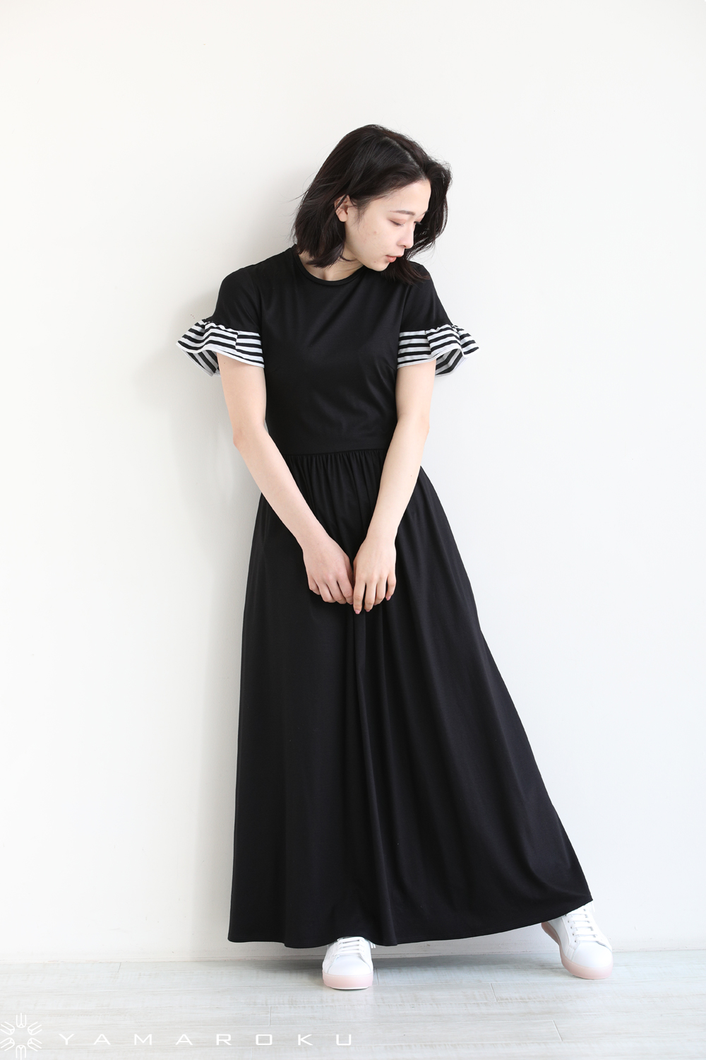 BORDERS at BALCONY（ボーダーズアットバルコニー） RUFFLED MAXI ...