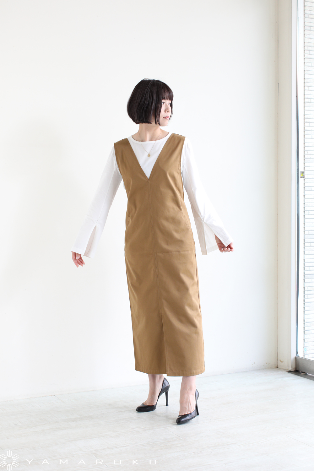 MUVEIL Dickies コラボチノスカート キャメル38 MUVEIL(ミュベール) 2021 PRE-FALL Collection！！MUVEIL×Dickies