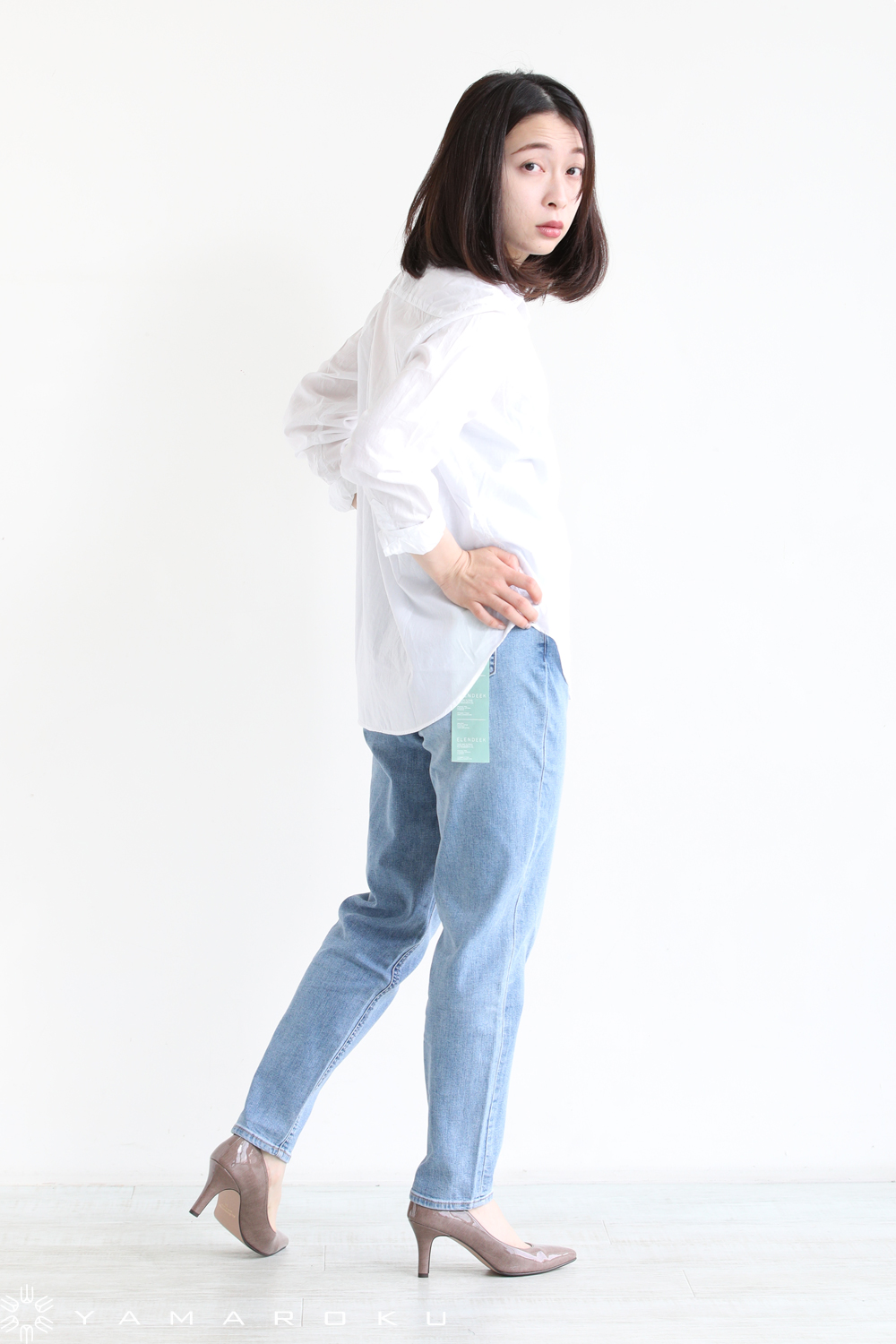 極美品　フランクアンドアイリーン　コットン　Eileen ラベンダー XXS 買えるOKINI】サクラ色でお花見気分！ 「フランク＆アイリーン