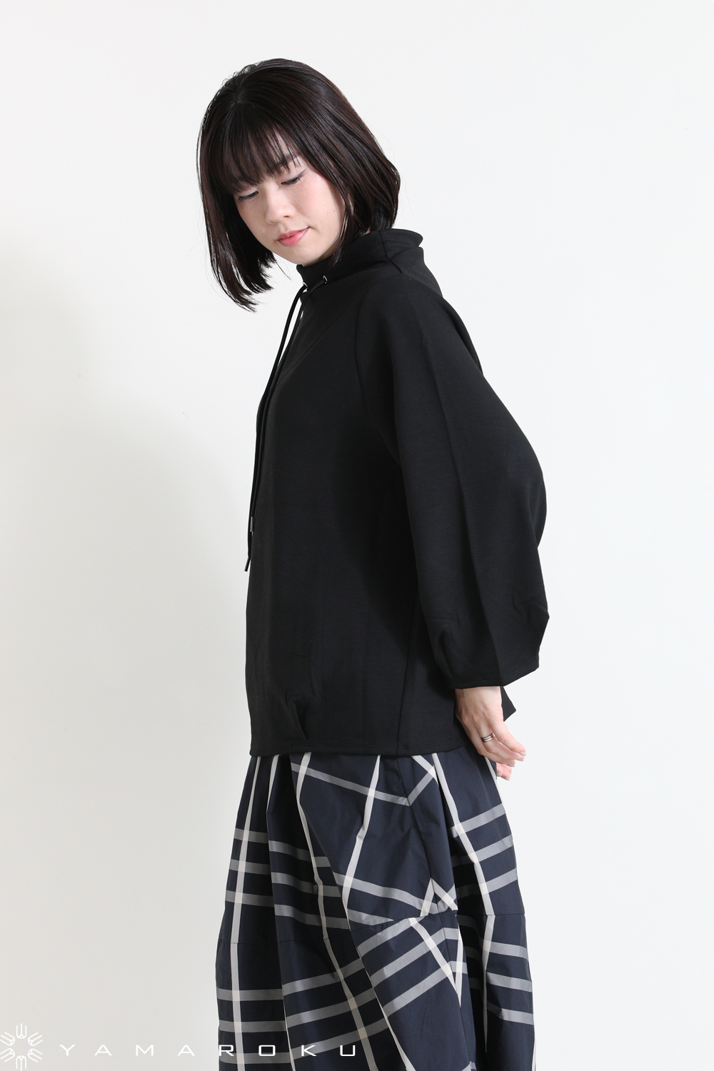 Theory(セオリー) DOUBLE KNIT LT DRAWSTRING TOP