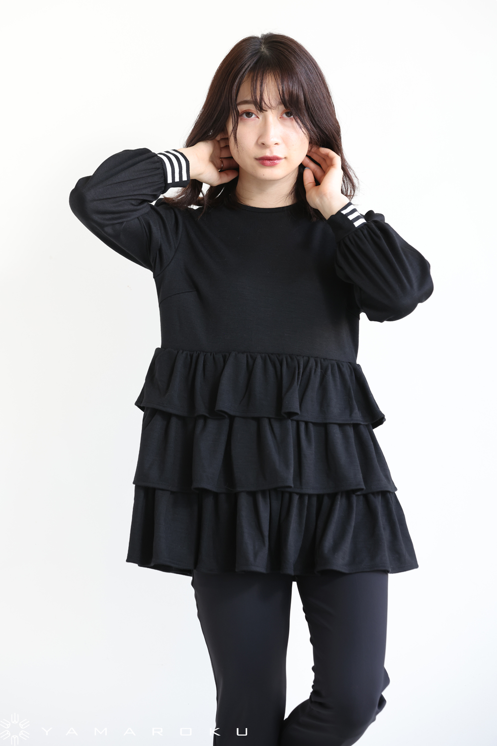 2021aw ボーダーズアットバルコニー WEEKEND TIERED TOP