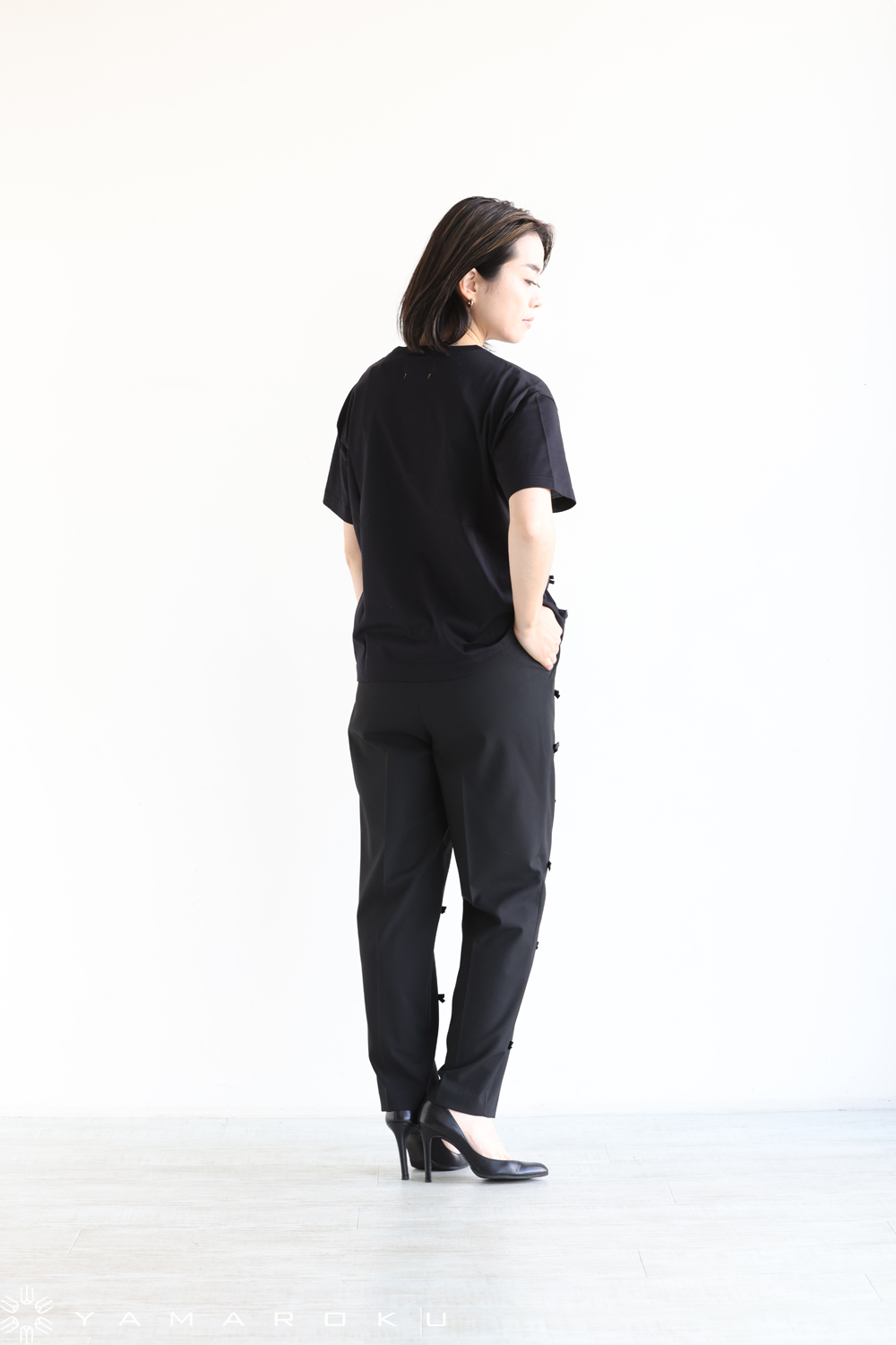 MUVEIL(ミュベール) ブラックリボンTシャツ、パンツ！！ | YAMAROKU  