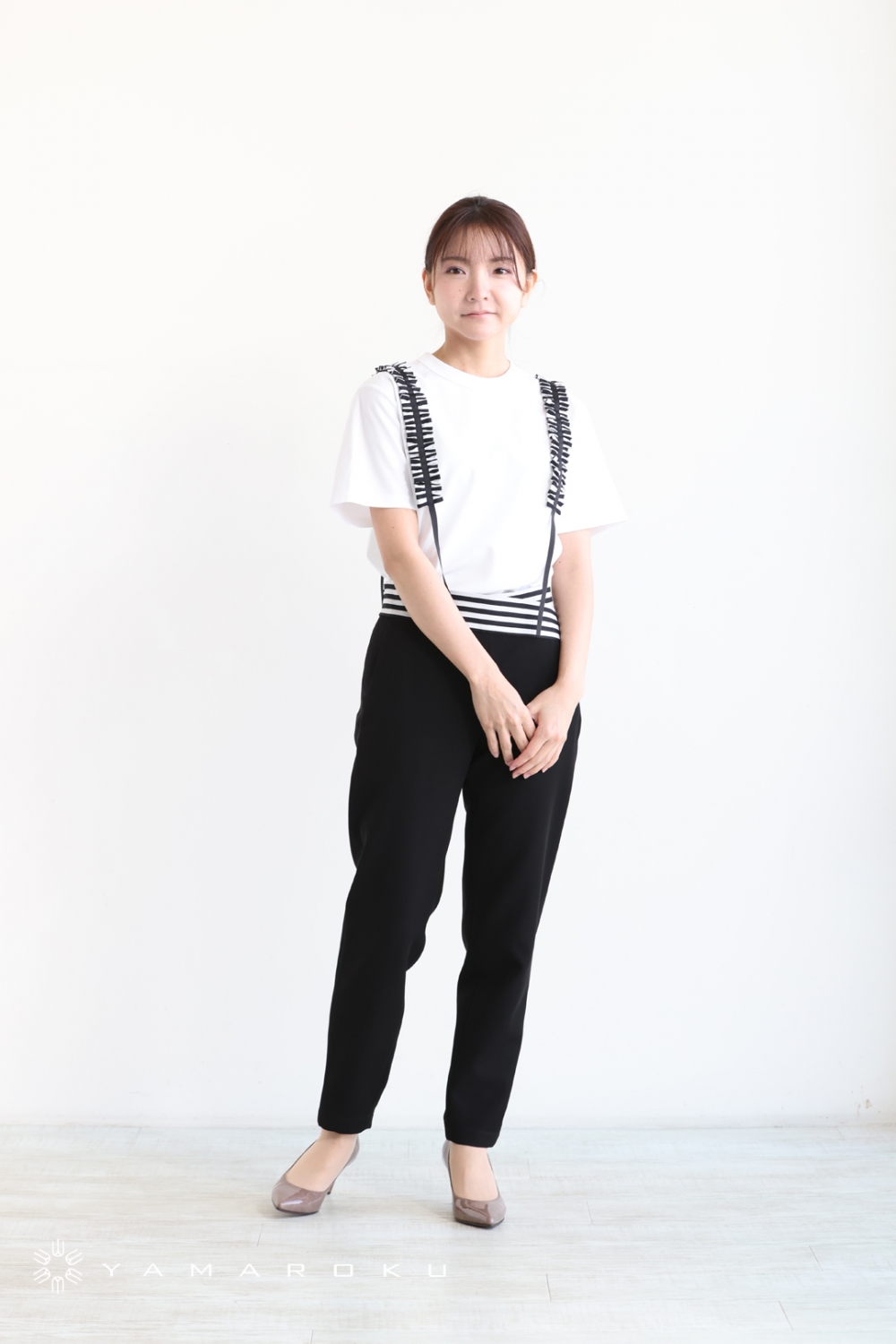 BORDERS at BALCONY(ボーダーズアットバルコニー) SUSPENDER TEE