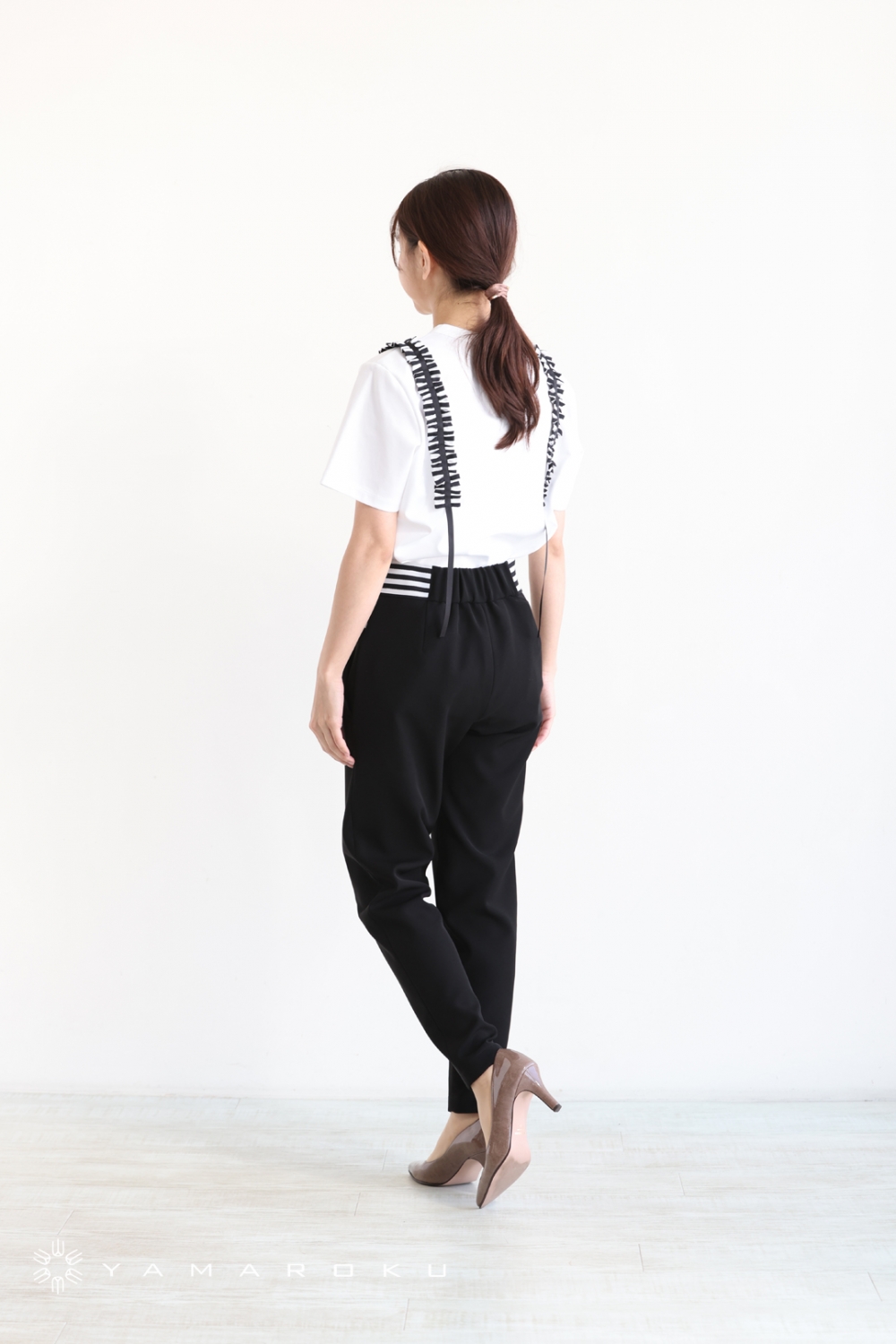 BORDERS at BALCONY(ボーダーズアットバルコニー) SUSPENDER TEE