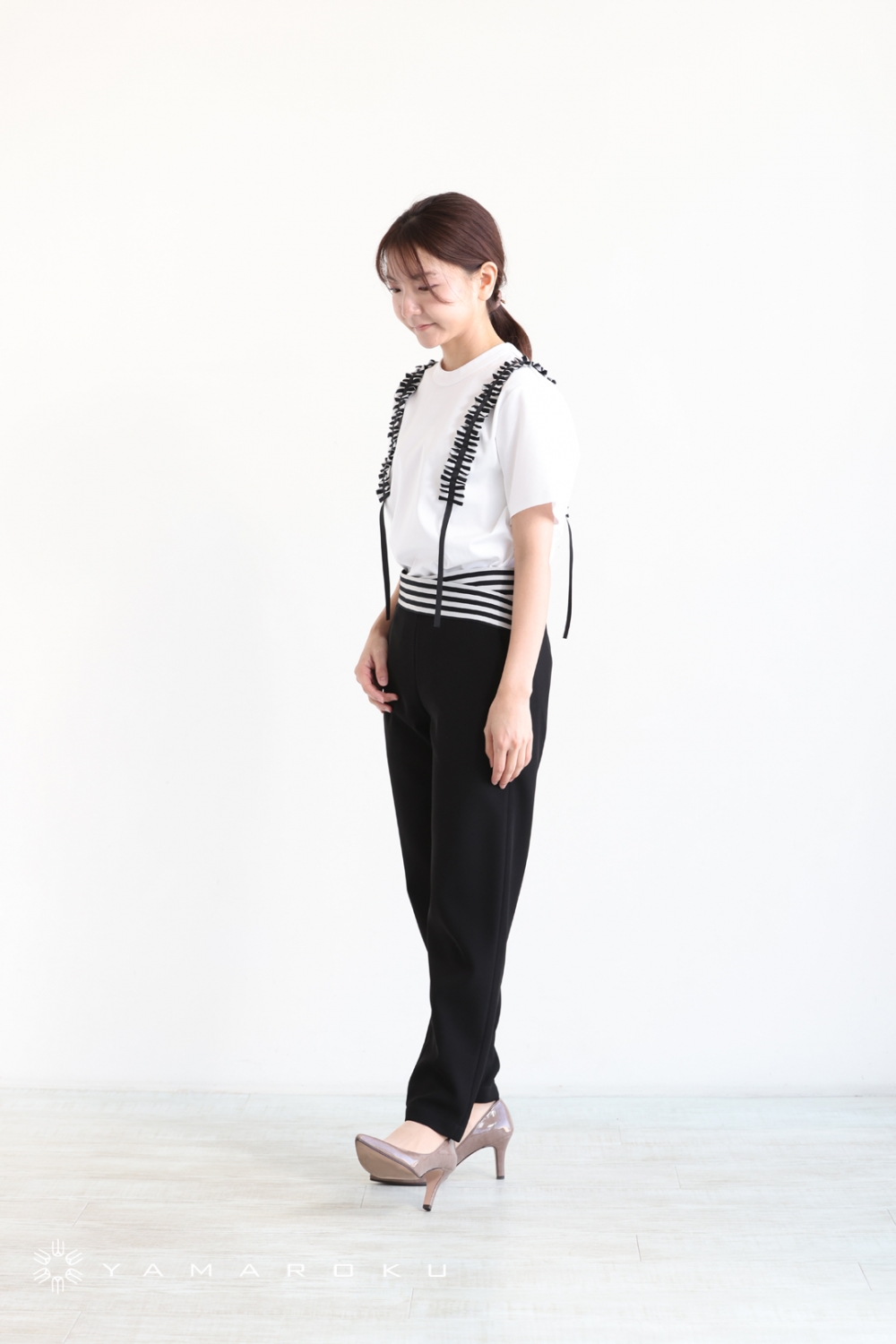 BORDERS at BALCONY(ボーダーズアットバルコニー) SUSPENDER TEE ...