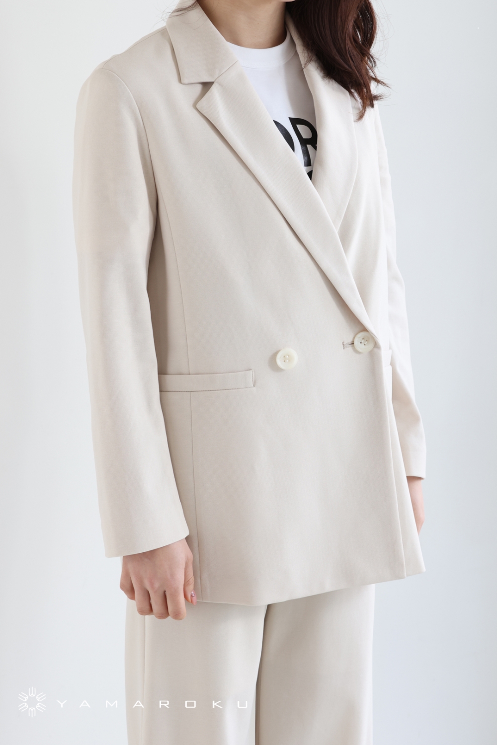 未使用近　ボールジー　プレシャスモック ダブルブレストジャケット BALLSEY（ボールジィ）の「プレシャスモック ダブルブレストジャケット