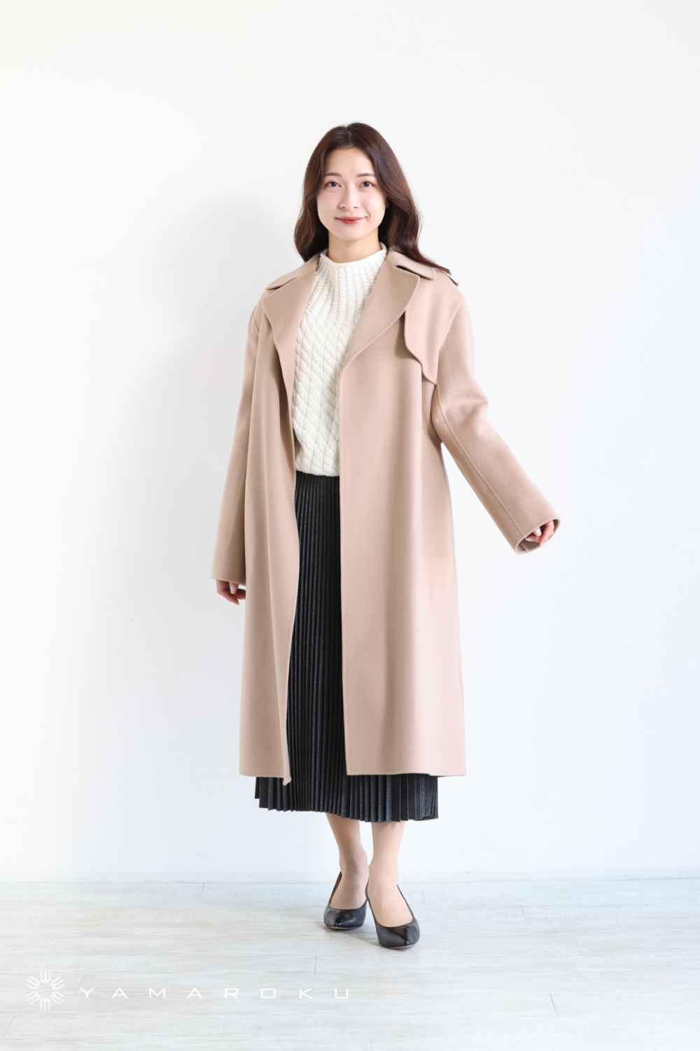 Theory(セオリー) LUXE NEW DIVIDE WRAP TRENCH!! | YAMAROKU New