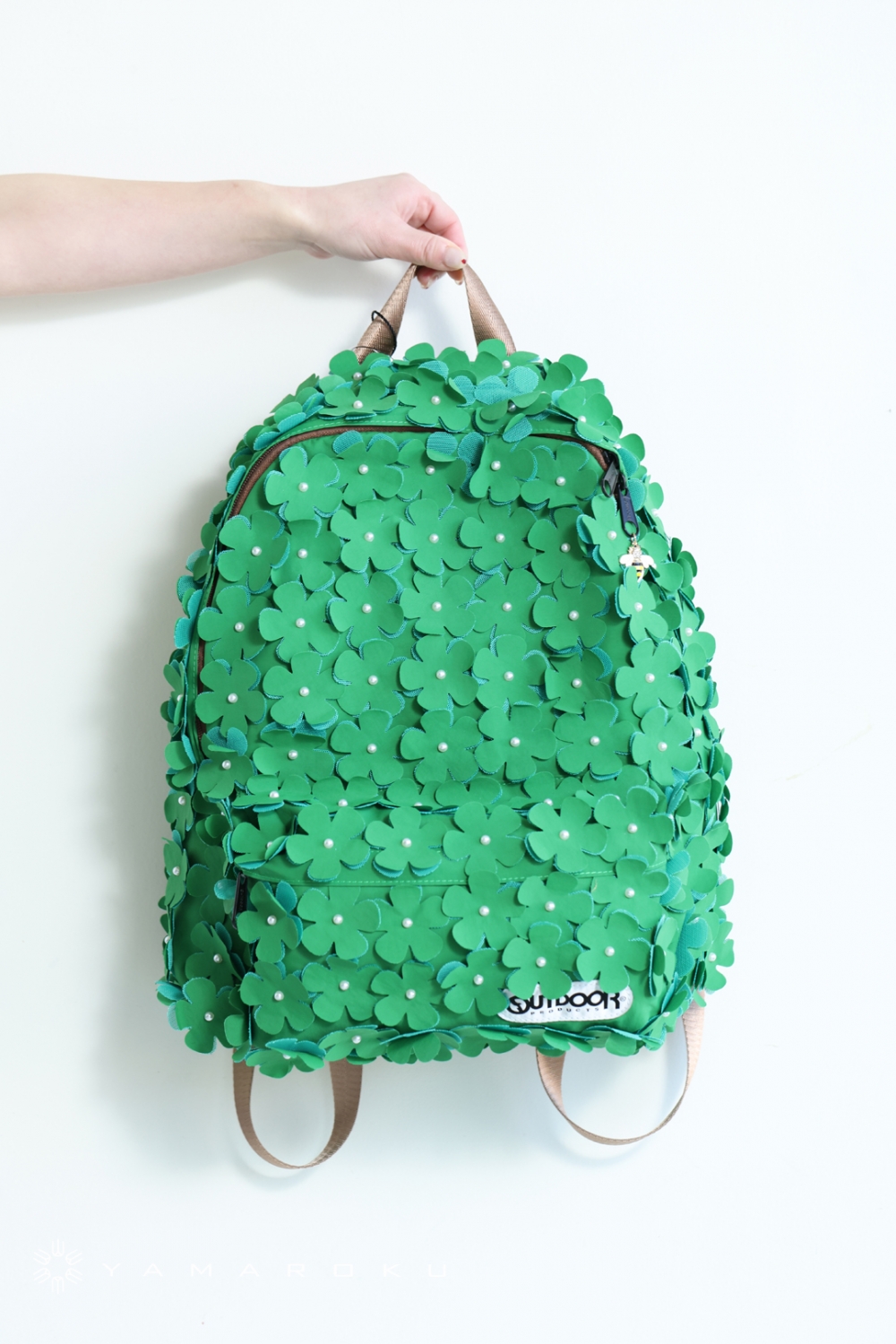 OUTDOOR PRODUCTS×MUVEIL フラワー　ミュベール　リュック MUVEIL 2023SS PRE ORDER 花咲くバッグに一目惚れ