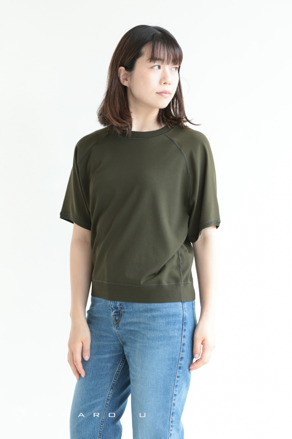 Theory(セオリー) COMPACT CREPE RAGLAN SLV PO！！ | YAMAROKU