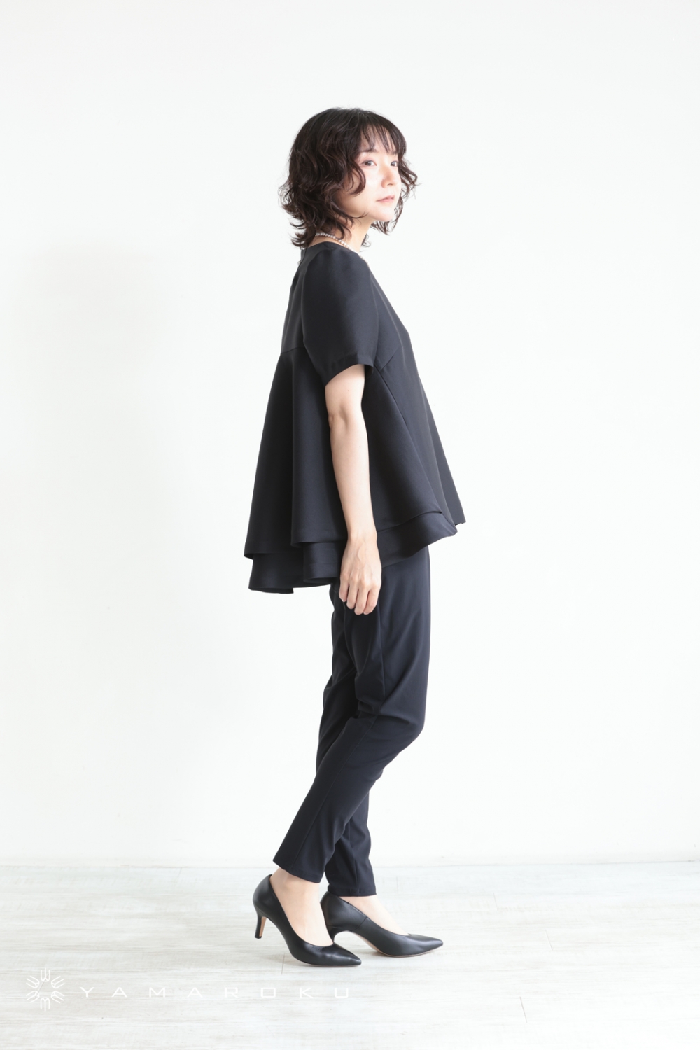 SONO ソーノ ダウンベスト ペプラム ネイビー サイズ1 ヘム SONO（ソーノ） | YAMAROKU New Arrival