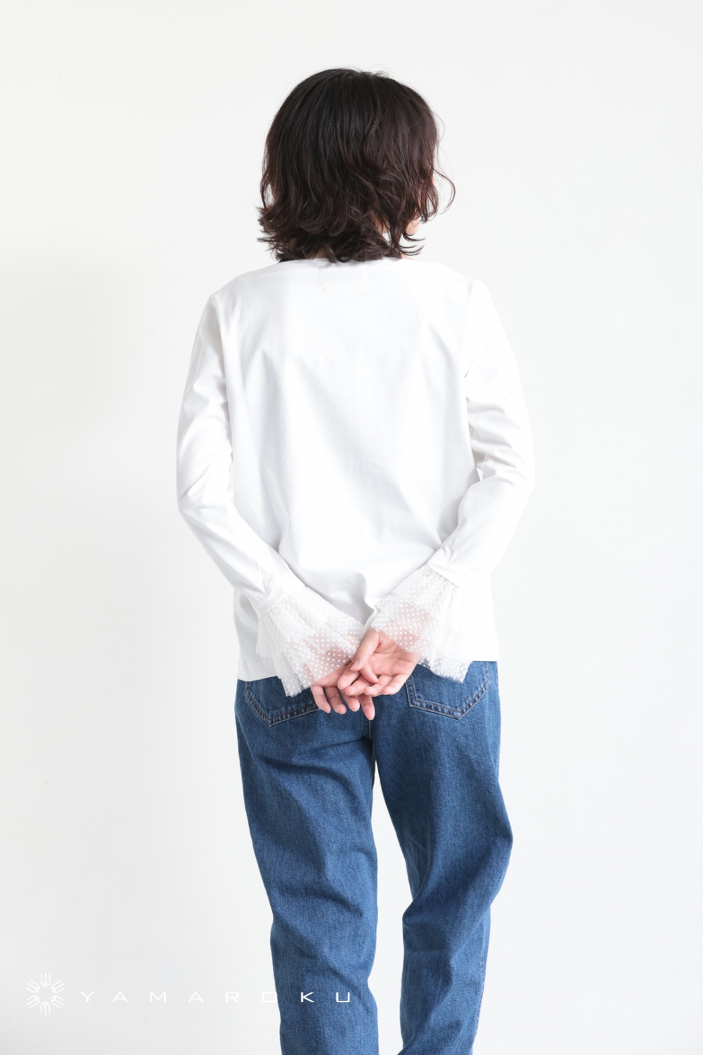 MUVEIL(ミュベール) パールボタンデニム MUVEIL(ミュベール) パールボタンデニムパンツ - YAMAROKU