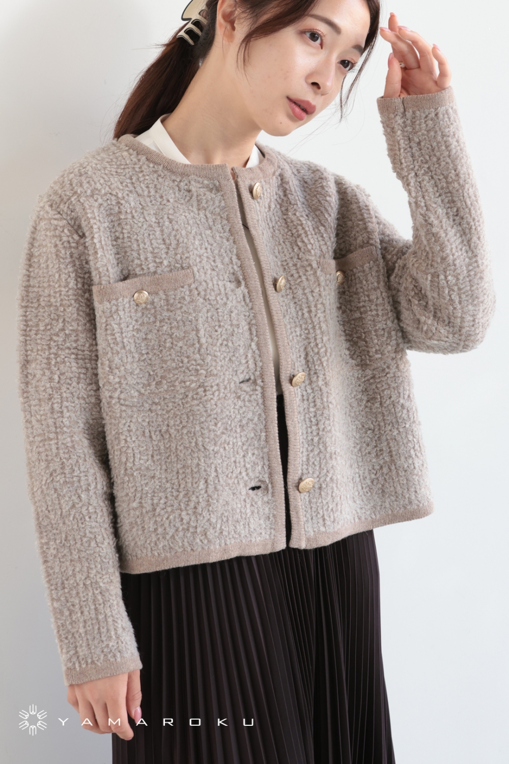 ADAWAS(アダワス) LOOP KNITTED JACKET、VEST！！ | YAMAROKU New Arrival