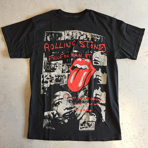 【Tシャツ】ローリングストーンズ EXILE ON MAIN ST 1303 The Rolling Stones - “Exile on Main St. 1972” T-shirt on