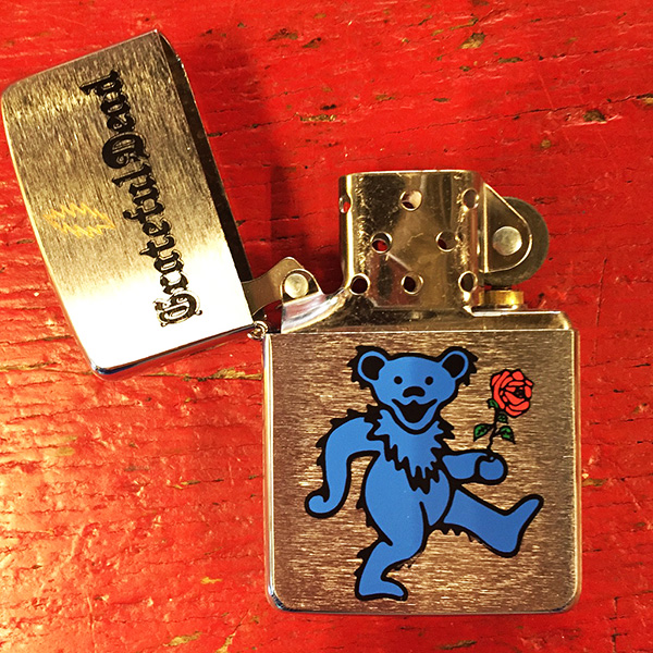 Grateful Dead - Blue Dancing Bear Zippo Oil Lighter | Bear's