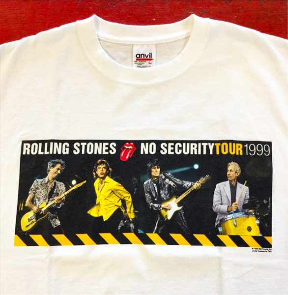ローリング ストーンズ・ノー セキュリティ ツアー 1999 Tシャツ 