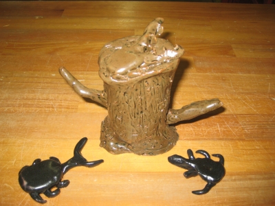 カブトムシ貯金箱