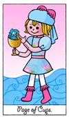 マカロンタロット_カップ・ペイジ