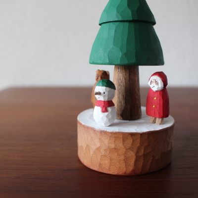江籠正樹 サンタクロース ブローチ 置物 インテリア Xmas