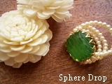 Sphere Dropヴィンテージガラスのリング