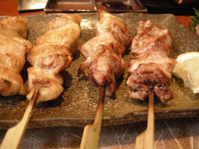 焼き鳥(せせり・かしわ)