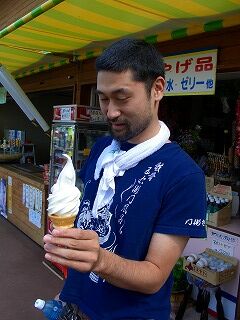 20060722 ふきだし公園 ソフトクリーム