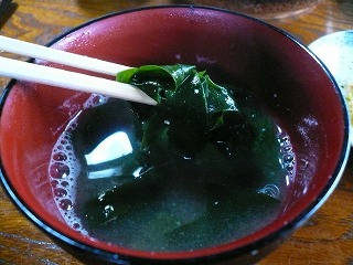 20070311 からみもち 生わかめ汁
