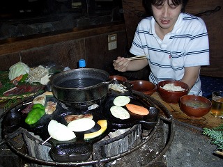 20061006 地獄温泉清風荘 夕食3